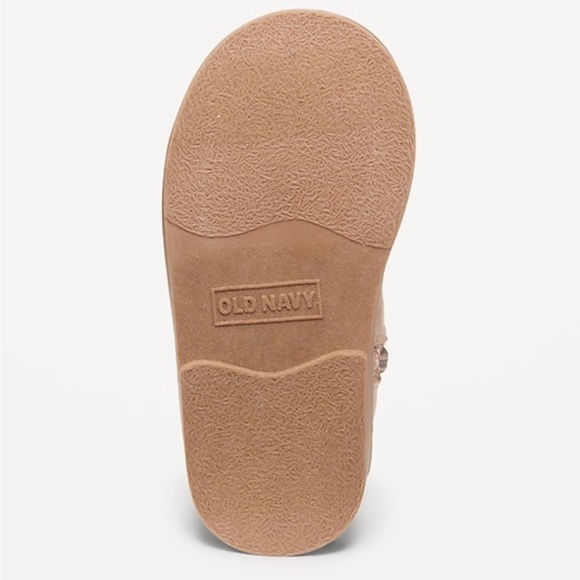 Old Navy Shiny Side Zip Western Boots in “Shiny Neutral” - Picture 4 of 10